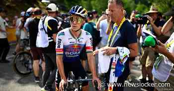 Boze Remco Evenepoel sneert naar medekopman in Tour: ‘Ik vroeg om één kilometer op kop te rijden en dat ging niet’