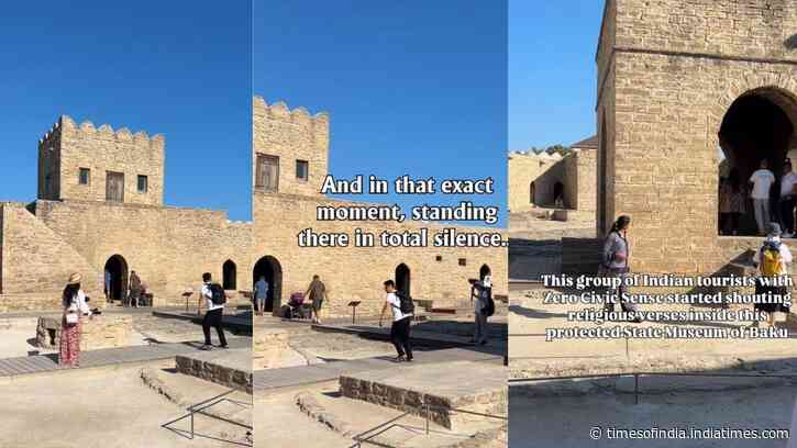 "This is where we failed as Indians": Tourists' chanting Gayatri Mantra inside Azerbaijan museum sparks global travel etiquette debate