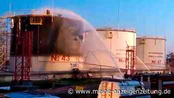 Drohnen setzten russische Öldepots und Raffinerie in Brand