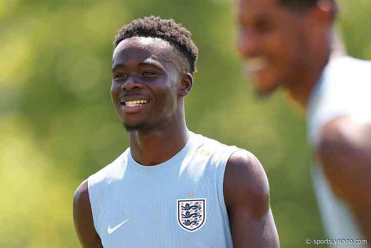 Saka 'ready to go' for England