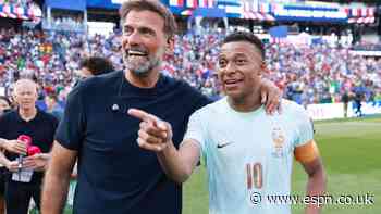 Klopp: Mbappé, Liverpool had talks on private jet