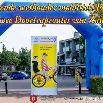 Eerste twee Doortraproutes Zuid-Holland geopend in Dordrecht