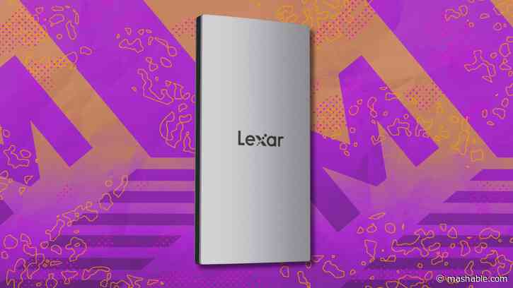 Store all your important files for less with 10% off a Lexar ES3 1TB External SSD