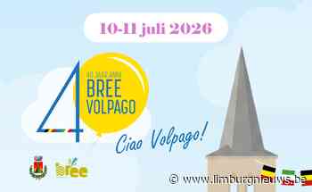 In Limburg: Bree viert 40 jaar verzustering met Volpago del Montello