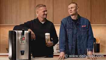 So Haaland's NOT perfect! England's World Cup quarter-final foe stars in hilarious advert alongside his dad