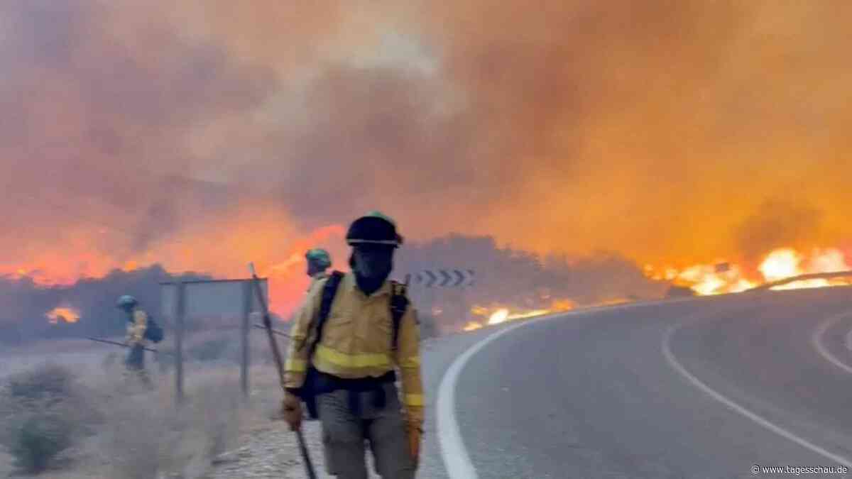 Tote bei Waldbrand im Süden Spaniens