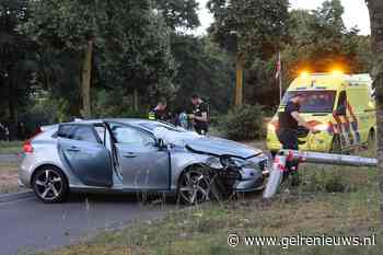 Auto beschadigd bij ongeval, bestuurder gewond