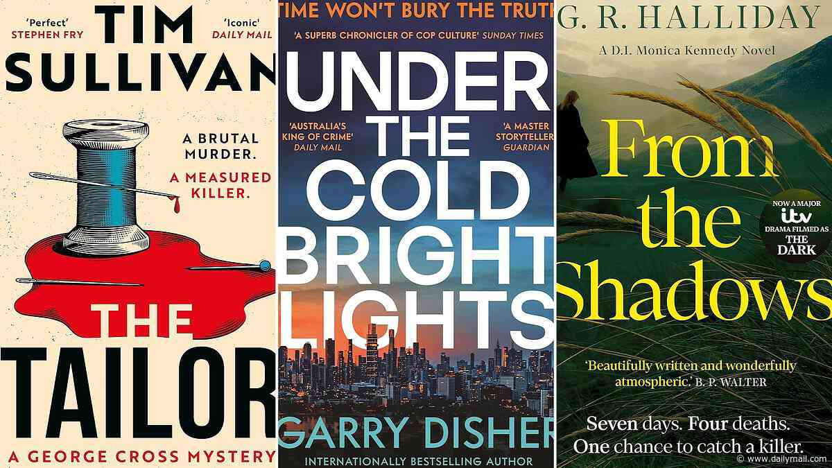 Horror in the highlands in this month's crime fiction: From The Shadows by G. R. Halliday, The Tailor by Tim Sullivan, Under the Cold Bright Lights by Garry Disher