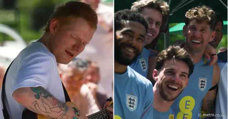 Is Ed Sheeran serenading the England team the cringiest World Cup moment yet?