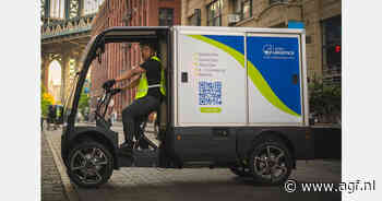 Pilot met vierwielige e-cargobikes in binnenstad New York