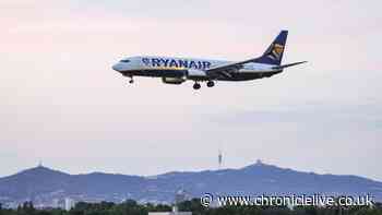 Ryanair flight from Greece in chaos as passenger partially 'sucked through dislodged window'