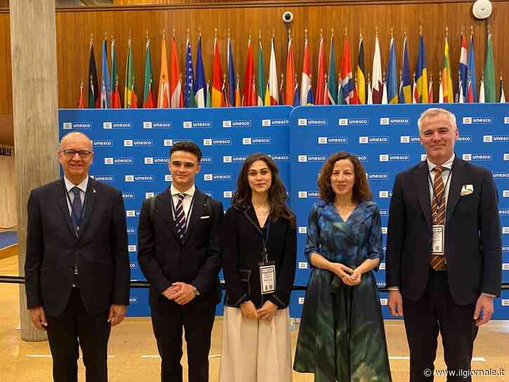 Valditara all'Unesco: "Italia esempio di partecipazione studentesca"