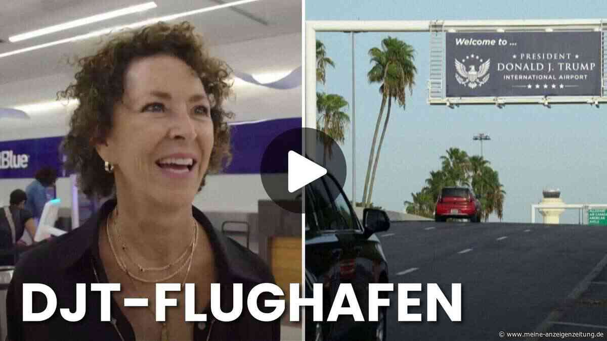 „Dumm, geschmacklos“: Trump lässt Flughafen umbenennen, Passagiere verlachen ihn