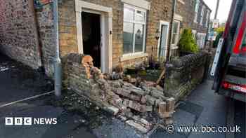 Family's 'nightmare' as wall hit by delivery lorries