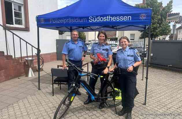 POL-OF: Mutmaßliche Sprayer vorläufig festgenommen: Ermittlungen eingeleitet; Fahrradcodieraktionen der Schutzfrau vor Ort waren voller Erfolg