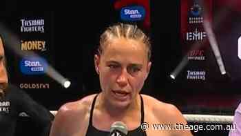 Gentzen shares emotional moment after 'tough' victory