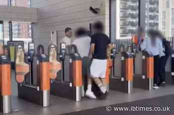 London Fare Dodgers Caught on Camera Walking Straight Through Ticket Barriers as Staff Stand By