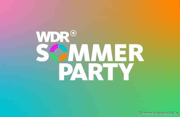 WDR Sommer-Party live vom Duisburger Rheinufer – Kandidatenteams aus ganz NRW gesucht