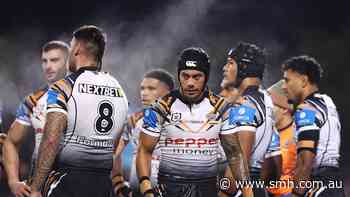 Luai’s hopes of taking Tigers to the finals slip away with Warriors thumping