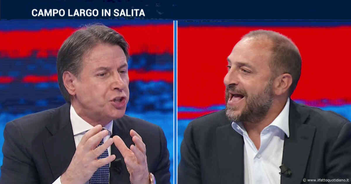 Conte a La7: “Dobbiamo mandare questo governo a casa per imporre una svolta negoziale anche in Ucraina”. Scontro con Fittipaldi