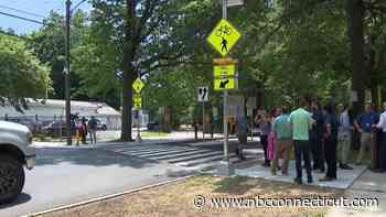 Dashcam video captures close call as New Haven, Hamden unveil safer crosswalks
