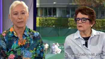 Martina Navratilova fights back tears live on BBC as she delivers update on tennis legend Chris Evert's battle with 'relentless' ovarian cancer