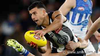 AFL LIVE: Magpies outlast Roos in final minutes as Daicos, Membrey kick late goals