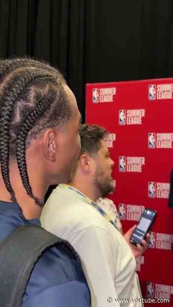 Labaron Philon Jr. With Boots On The Ground Journalism! #labaronphilonjr #sixers #nba