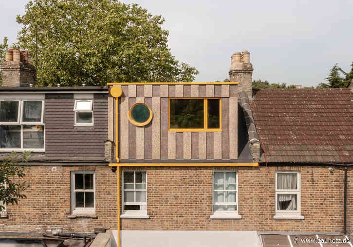 Kork mit Tarnmuster - Dachausbau in London von Office S&M