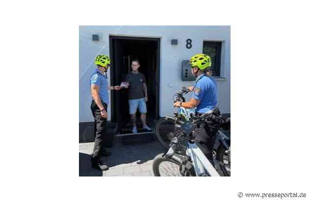 POL-DA: Heppenheim/Wald-Michelbach: Schutzfrauen vor Ort mit dem Fahrrad im Einsatz/Bürgergespräche zum Thema Sommerferien und Einbruchschutz