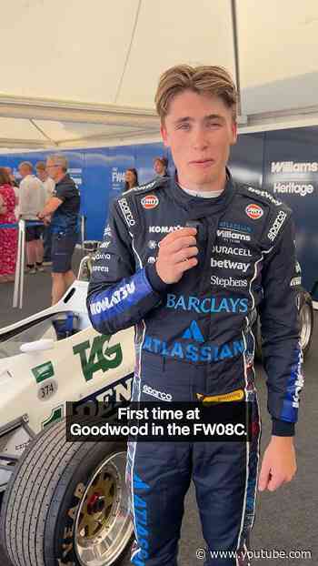 We think he enjoyed that 🙌😅 Luke gives us the low down on his first time up the Goodwood Hill 👋