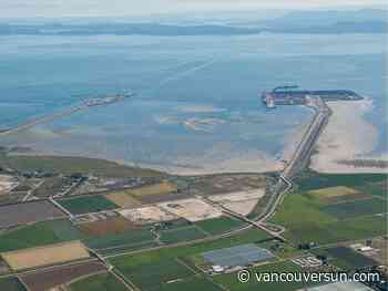 Is there room for an oil shipping terminal at Roberts Bank with a second container port planned?