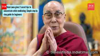 The Dalai Lama gives 2 secret tips to concentrate while meditating: Simple step by step guide for beginners