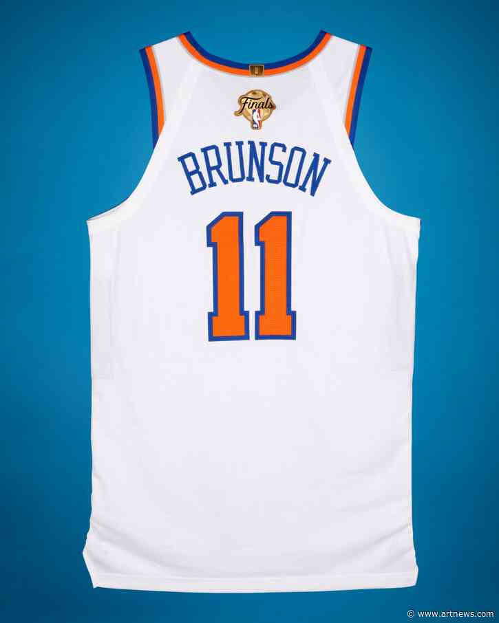 A Jersey Worn by Knicks Point Guard Jalen Brunson in NBA Finals Fetches $1 M. at Sotheby’s