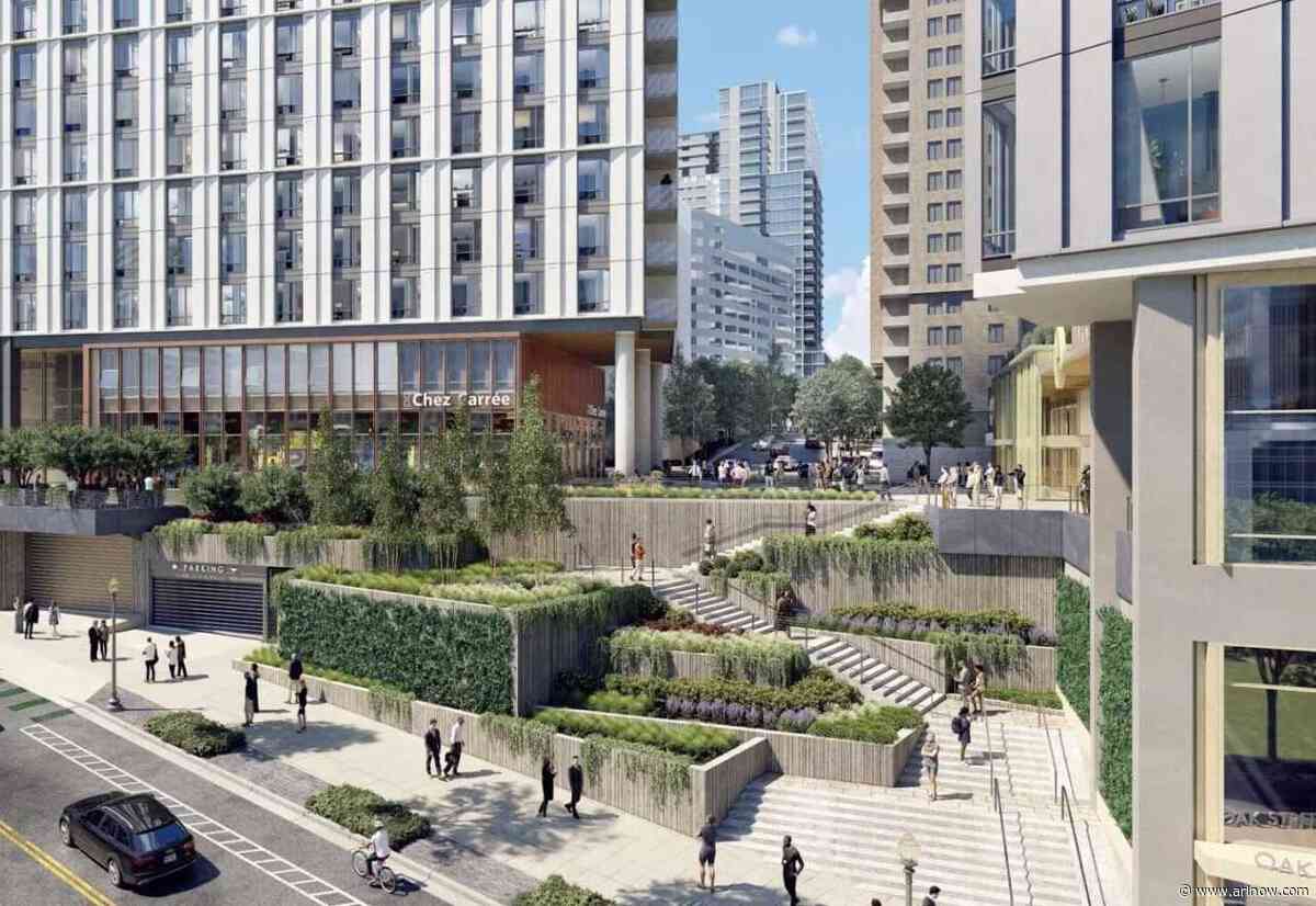 Pair of 27-story residential towers in Rosslyn gets nod from Planning Commission