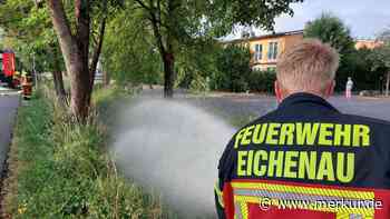 Unbekannte Substanz entdeckt: Feuerwehr spült Bach – Polizei ermittelt