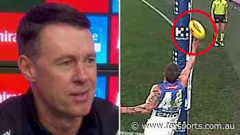 ‘I’ve got a strong opinion’: McRae hits out at glaring AFL flaw after controversial Pies call