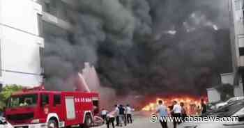Shoe factory fire in China kills dozens of workers