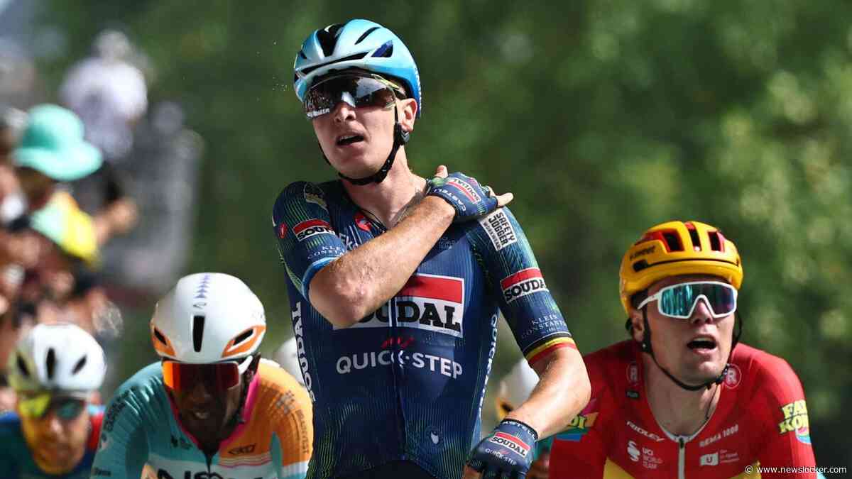 Tim Merlier zegeviert met dank aan Nederlanders in zevende etappe in Tour de France