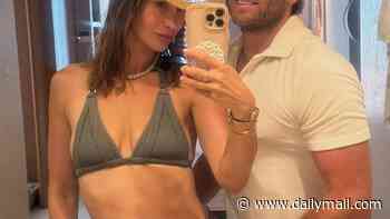Ferne McCann showcases her incredible figure in skimpy bikini as she cosies up to fiancé Lorri Haines in Corfu holiday snaps