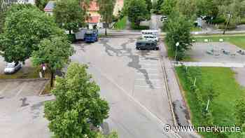 Peiting entsiegelt Asphaltfläche, geparkt kann dennoch werden