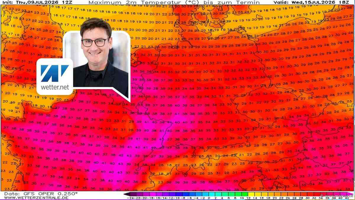 Heat Dome rollt an und bringt bis zu 43 Grad – Wettermodell rechnet mit neuer Rekord-Hitzewelle