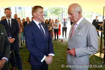 Out of this world: King launches initiative at space hub with astronauts