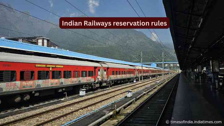 Indian Railways reservation rules every traveller should know before booking a train ticket; these could save you from waitlisting