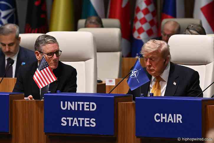 Commander in Sleep Donald Trump Caught Napping At NATO Summit