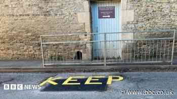 Markings appear on road 'for no apparent reason'