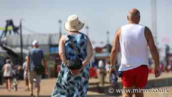 UK breaks heatwave record after temperatures top 35C for sixth time this year