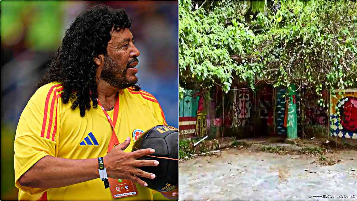 “Acquistata con i soldi sporchi di Escobar”: sequestrata la villa dell’ex portiere Higuita in Colombia. Ma è un rudere