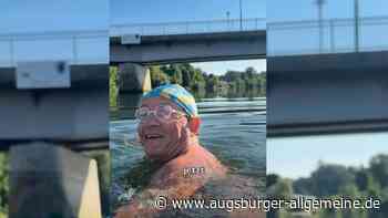Komiker Wigald Boning schwimmt an Stadt in Schwaben vorbei – und gerät ins Schwärmen