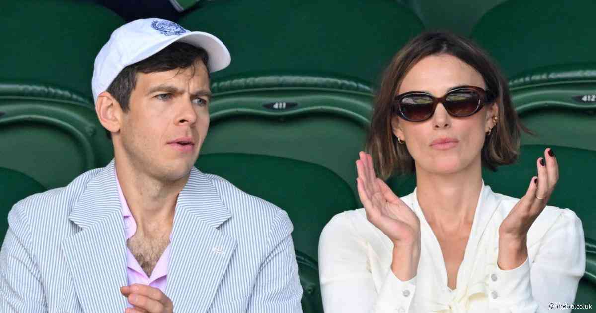 Keira Knightley confirms marriage status with husband James Righton at Wimbledon